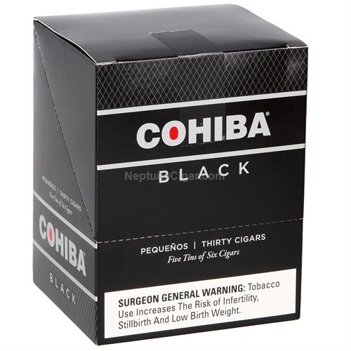 Cohiba Black Pequenos Cigarillos 4.1"x36