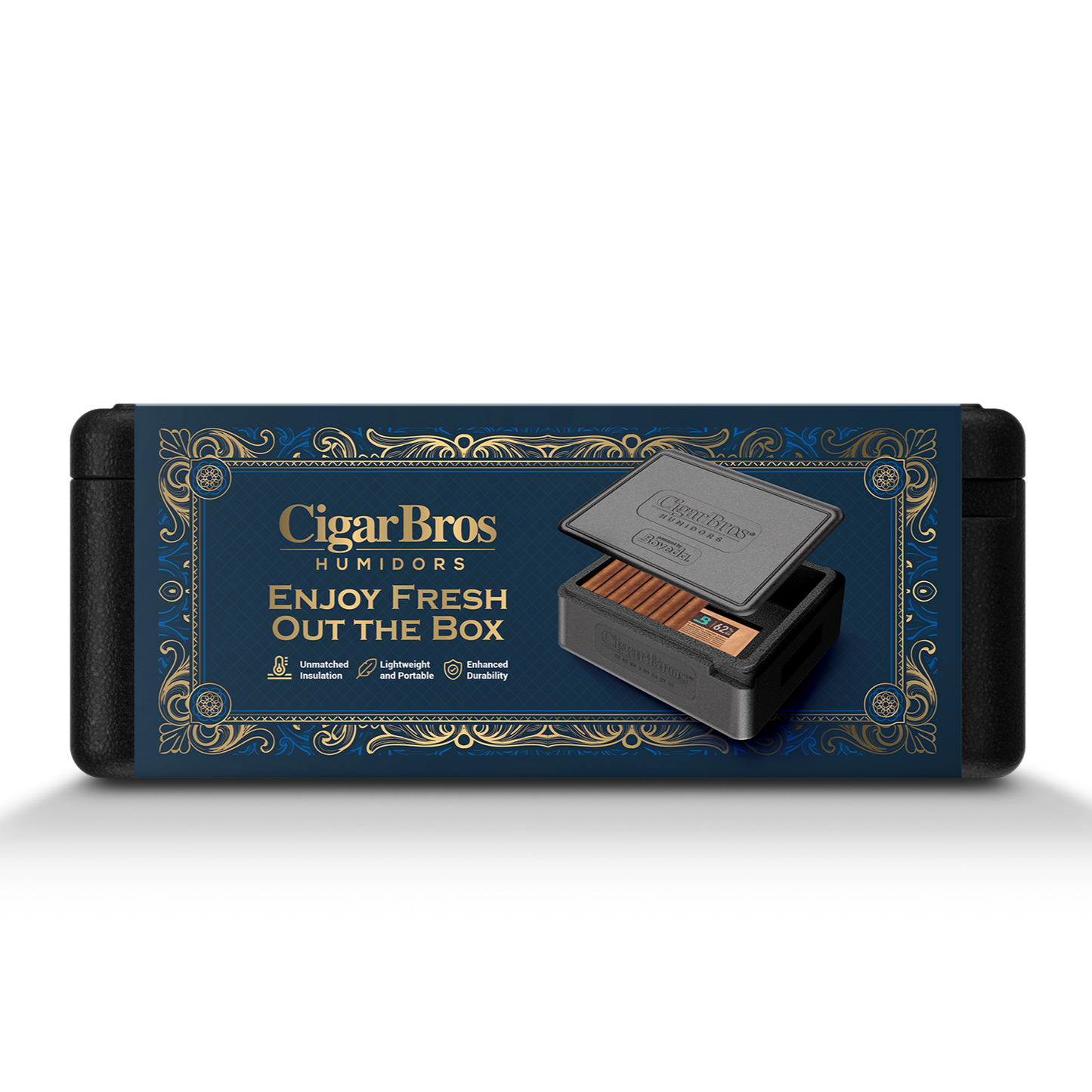 Undercrown 20 Premium Cigars Set + Personal Humidor by CigarBros