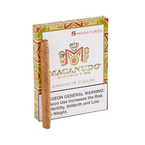 Macanudo Cafe Miniatures Cigarillos 3.7"x24